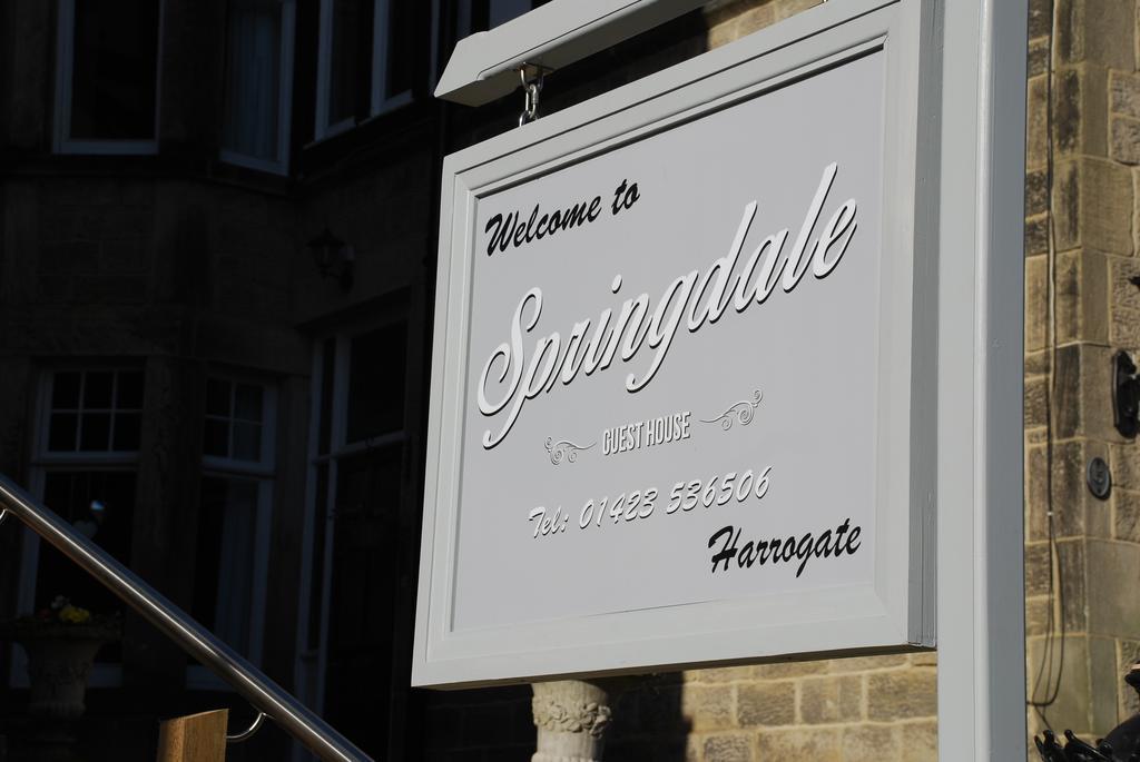Springdale Guest House Harrogate Exterior foto